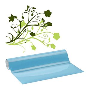 plottiX Vinylfolie permanent blau 31,5 cm x 1,0 m,  1 Rolle