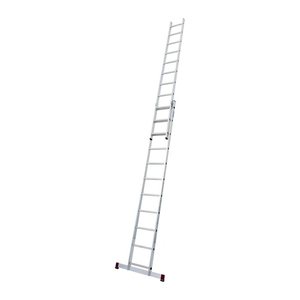 KRAUSE Schiebeleiter CORDA silber 2x 11 Sprossen, H: 310,0 cm