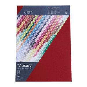 artoz Briefpapier Mosaic weinrot DIN A4 90 g/qm 25 Blatt