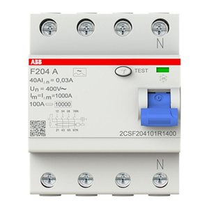 ABB FI-Schutzschalter F204 A-40 40 A, Typ A, 30 mA, 2-polig, 1 St.