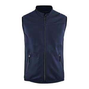 BLAKLÄDER® unisex Softshellweste 3850 marine, schwarz Größe 2XL