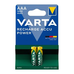 VARTA Akkus RECHARGE ACCU Power Ni-MH Micro AAA 1.000 mAh, 2 St.