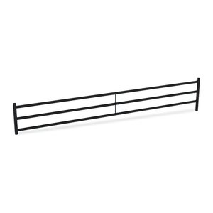 Absturzsicherung hinten – Doppelbett (Tiefschwarz) (Art.-Nr. MS10710918)