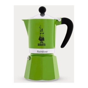 BIALETTI Rainbow Espressokocher grün, 6 Tassen