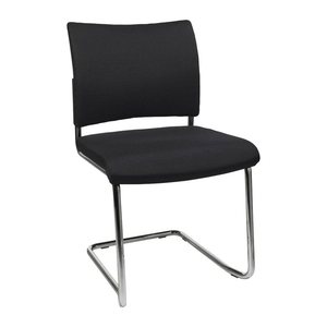 Topstar Besucherstühle Visit 20 NV390 G20 schwarz Stoff, 2 St.