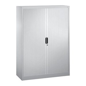 CP Omnispace Rollladenschrank silber 3 Fachböden 120,0 x 42,0 x 166,0 cm