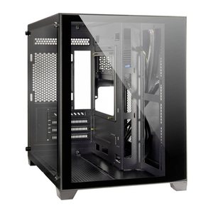 Inter-Tech Gaming-Gehäuse Micro-ATX C-501 Aspect schwarz