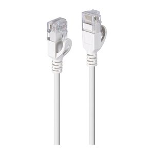 LINDY Patchkabel Cat.6A U/UTP Ultra Slim grau 0,3m