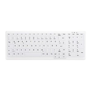 ACTIVE KEY AK-C7000 Hygiene-Tastatur kabellos weiß