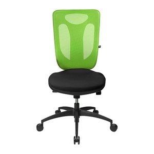 Topstar Bürostuhl Net Pro 100, NN100 T205 Stoff grün, Gestell schwarz