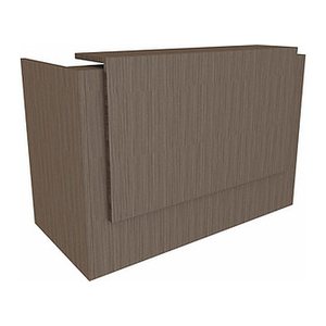 Quadrifoglio Empfangstheke gerade, eukalyptus 166,0 x 88,0 x 113,0 cm