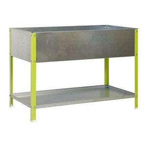 Simonrack Hochbeet SIMONGARDEN URBAN TOP Metall silber, grün rechteckig 90,0 x 40,0 x 85,0 cm, 1 St.