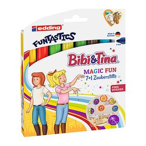 edding Bibi & Tina FUNTASTICS e-13 Filzstifte farbsortiert, 8 St.