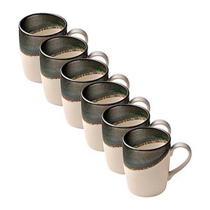 HEART & SOUL Kaffeebecher Perfect Match Avocado grün 0,25 l, 6 St.