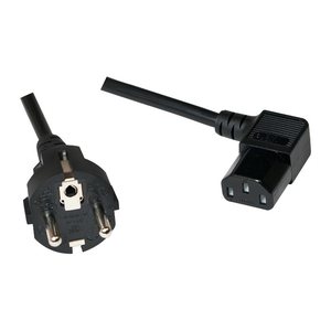 Logilink Netzkabel CEE7/7 Stecker auf C13 Buchse, 3m schwarz