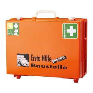 SÖHNGEN Erste-Hilfe-Koffer SPEZIAL Baustelle DIN 13157 + Erweiterung orange