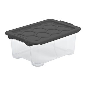 rotho Evo Safe Keeping Aufbewahrungsboxen 11,0 l anthrazit 39,3 x 28,3 x 16,0 cm, 1 St.