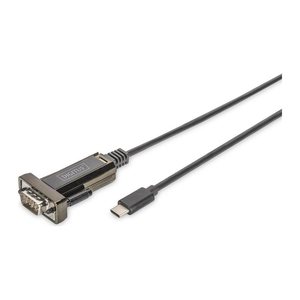DIGITUS USB-C/RS232 Kabel DA-70166 1,0 m schwarz, 1 St.