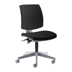 Mayer Kinderdrehstuhl myFLEXO, 2432 SO 26 487 Stoff schwarz, Gestell grau