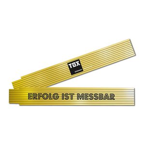 TOX Meterstab ERFOLG IST MESSBAR, 09969005/T, Holz 200 cm