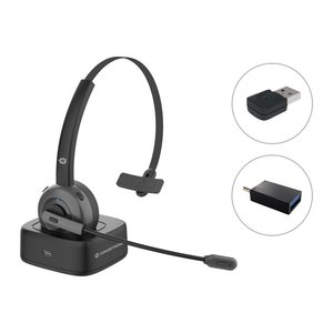 CONCEPTRONIC Headset Mono WLS BT5.0/Mikro/ANC/Dock/+22Std sw