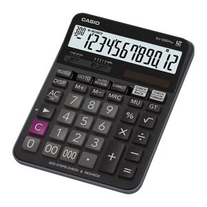 CASIO DJ-120D Plus Tischrechner schwarz