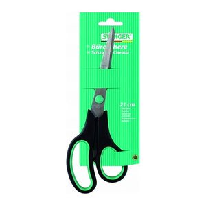 STANGER Schere stainless schwarz-grün 21,0 cm