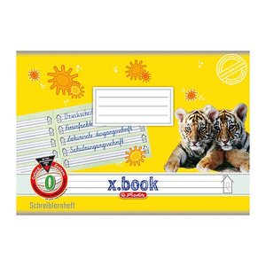 herlitz Schreiblernheft Hund Lineatur 0 liniert DIN A5 quer ohne Rand, 16 Blatt, 1 St.