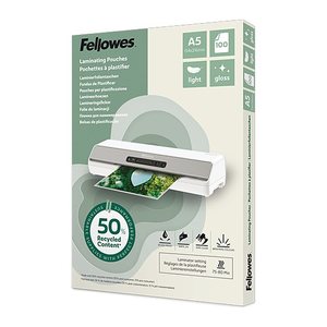 Fellowes Laminierfolie A5 Light Gloss 100er Pack