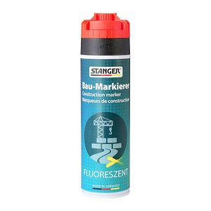 STANGER Bau-Markierer Markierungsspray neonorange 500,0 ml, 1 St.