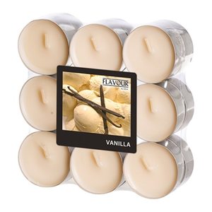 FLAVOUR by GALA Teelichter creme Vanilla, 18 St.