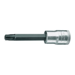 GEDORE 1/2 Zoll Innen-TX Steckschlüsseleinsatz Größe: T 27 Länge: 100,0 mm
