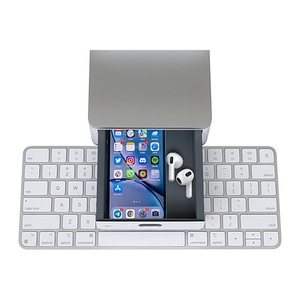 rain design Monitorständer mBase für Apple iMac 60,96 cm/24 Zoll silber
