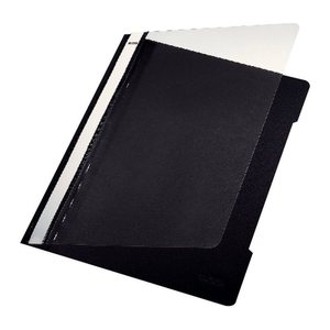 LEITZ Schnellhefter 4191 Kunststoff schwarz DIN A4, 25 St.