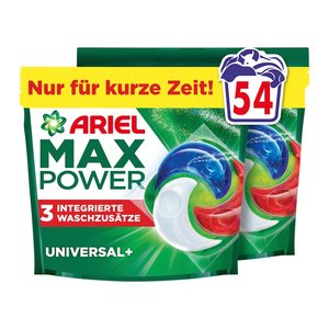 ARIEL MaxPower UNIVERSAL+ Waschmittel Caps, 54 St.