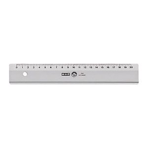 M+R Lineal breit 20cm rauchgrau 10 Stück