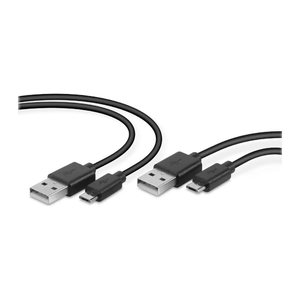 speedlink USB 2.0 A/ Micro USB 2.0 A Kabel-Set STREAM 3,0 m schwarz, 2 St.