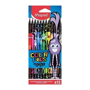 maped COLOUR'PEPS MONSTER Buntstifte farbsortiert, 12 St.