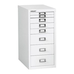 BISLEY MultiDrawer™ L298 Schubladenschrank verkehrsweiß 8 Schubladen 27,8 x 38,0 x 59,0 cm, 1 St.