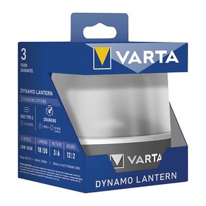 VARTA Dynamo Lantern L10RH LED Campinglampe schwarz, 1 St.