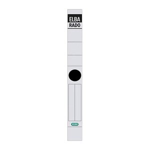 ELBA Ordneretiketten rado weiß für 5,0 cm Rückenbreite, 10 St.