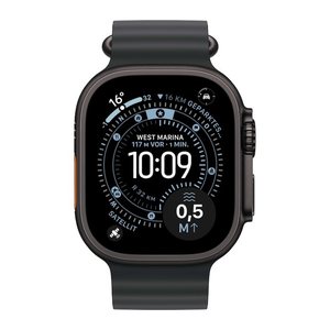 Apple Watch Ultra 3 Ocean Armband  maritimblau, schwarz