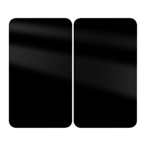 WENKO Herdabdeckplatten schwarz, 2 St.