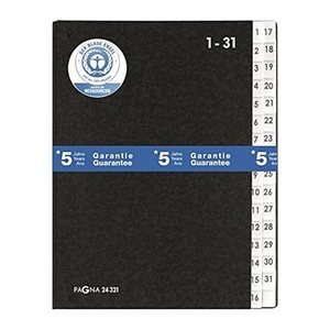 PAGNA Pultordner 1-31 schwarz, 1 St.
