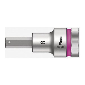 Wera 1/2" Zyklop mit Haltefunktion kurz Steckschlüsseleinsatz Größe: 8,0 mm Länge: 60,0 mm