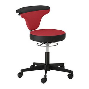 Mayer Arbeitsdrehstuhl myTORRO SIT rot, schwarz