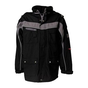 PLANAM® unisex Winterjacke PLALINE schwarz, zink Größe 3XL