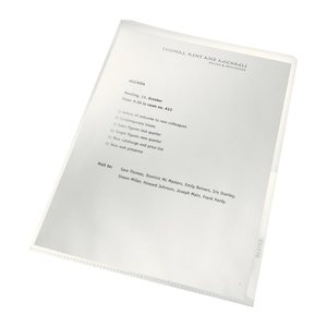 LEITZ Sichthüllen Recycle 4001 DIN A4 transparent genarbt 0,14 mm, 25 St.