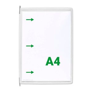 tarifold Sichttafeln DIN A4 weiß, Öffnung seitlich, 20 St.
