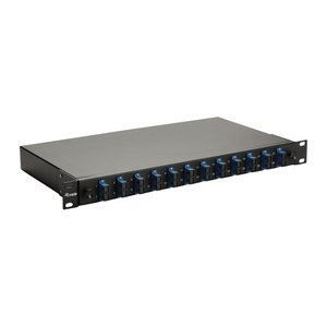 Equip LWL-Spleißkasten 12-Port SC-Duplex OS2 1U komplett sw
